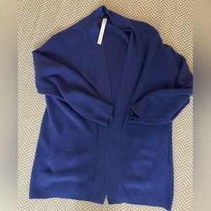 Lulu Lemon Blue Sweater Wrap
